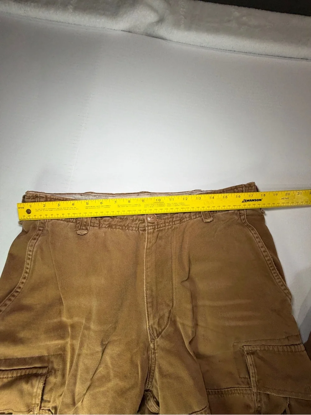 Vintage Y2K Abercrombie paratrooper military cargo pants distressed rare color